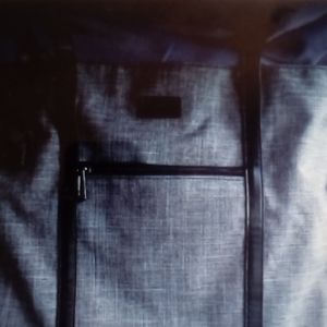 Grey Laptop Tote Purse Black/Grey Handles with accessories tote